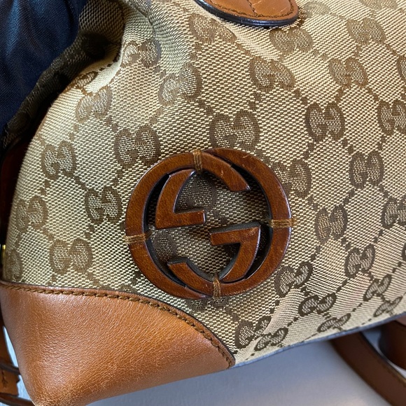 🔥Gucci GG Logo Supreme Shoulder Bag Satchel🔥 - Picture 5 of 15